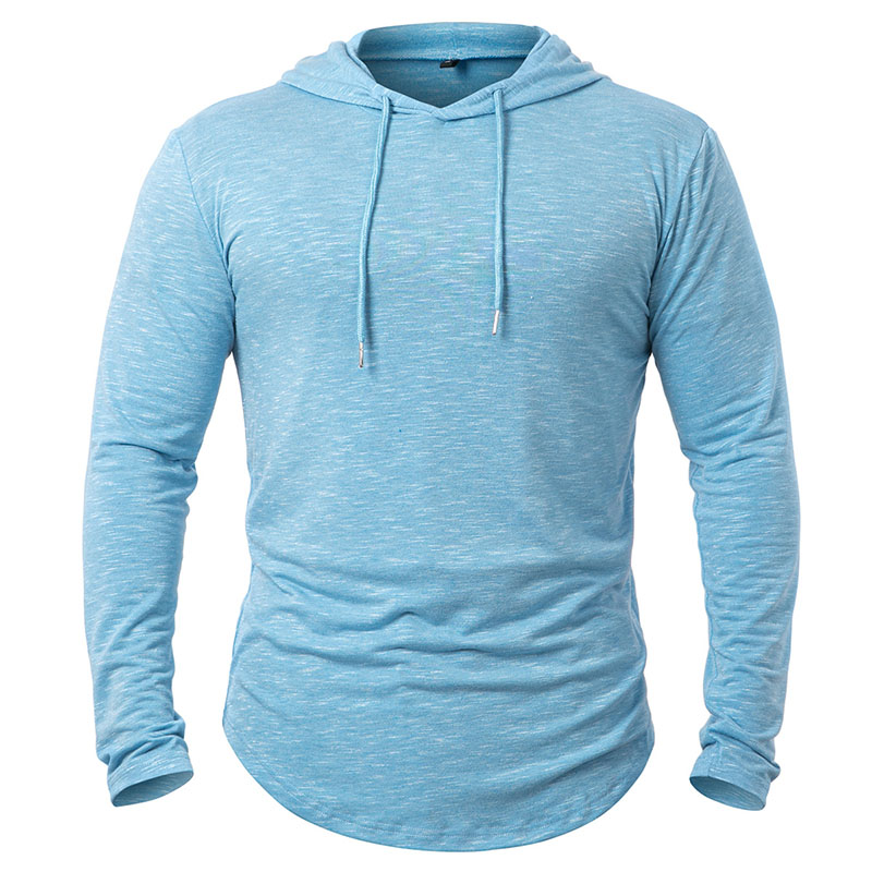 Running Gear Long Sleeve - Sudaderas con capucha atléticas ligeras para