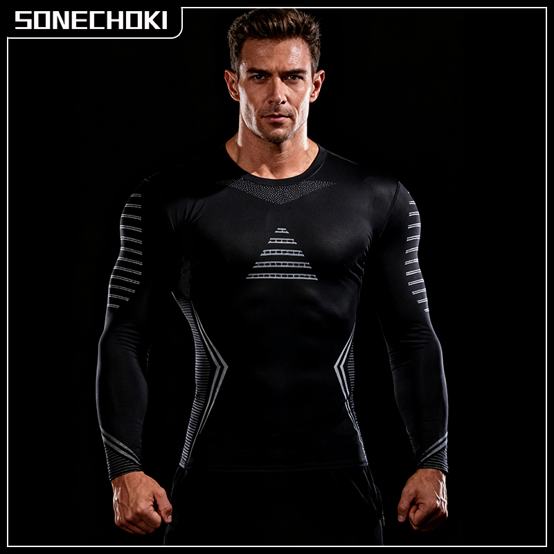 Running Gear Winter - Camiseta de compresión para correr para