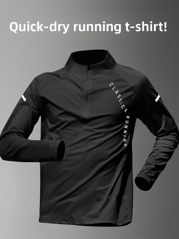 Running Gear Long Sleeve - Camiseta Deportiva de Manga Larga de
