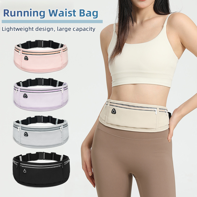 Running Zwift - Riñonera para hombre y mujer, bolsa