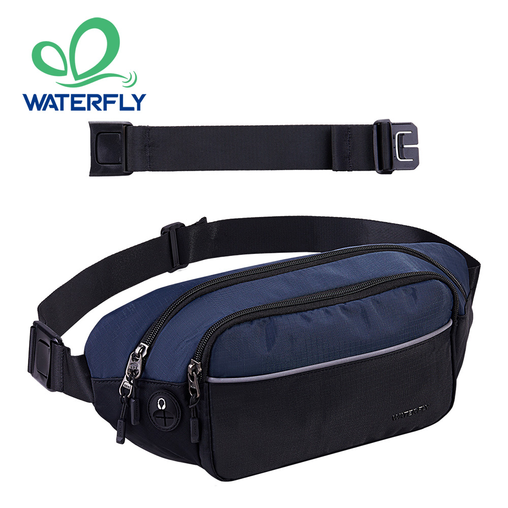 Running Zwift - Riñonera WATERFLY, riñonera grande para mujeres