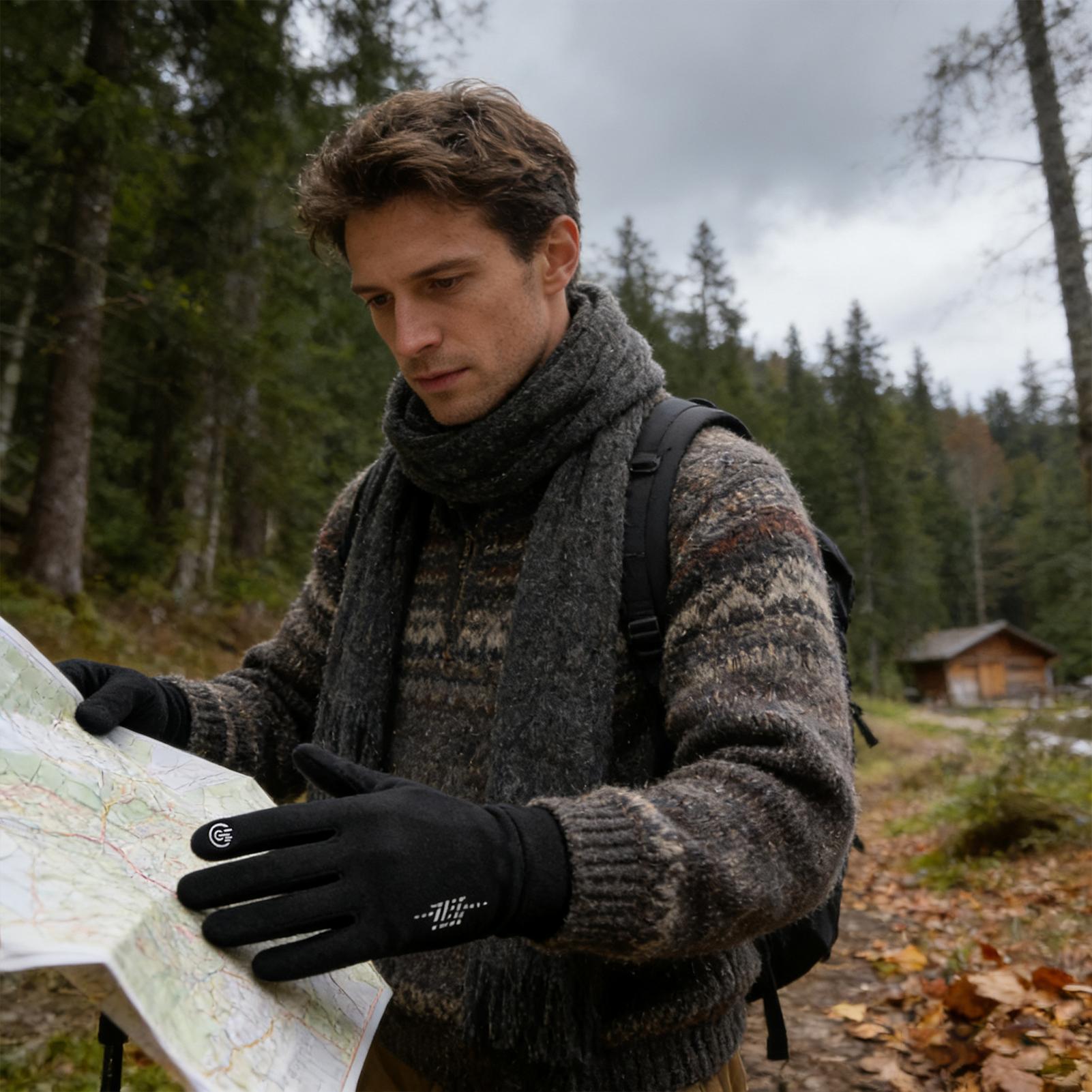 Running Gear In The Cold - Guantes de ciclismo de invierno con