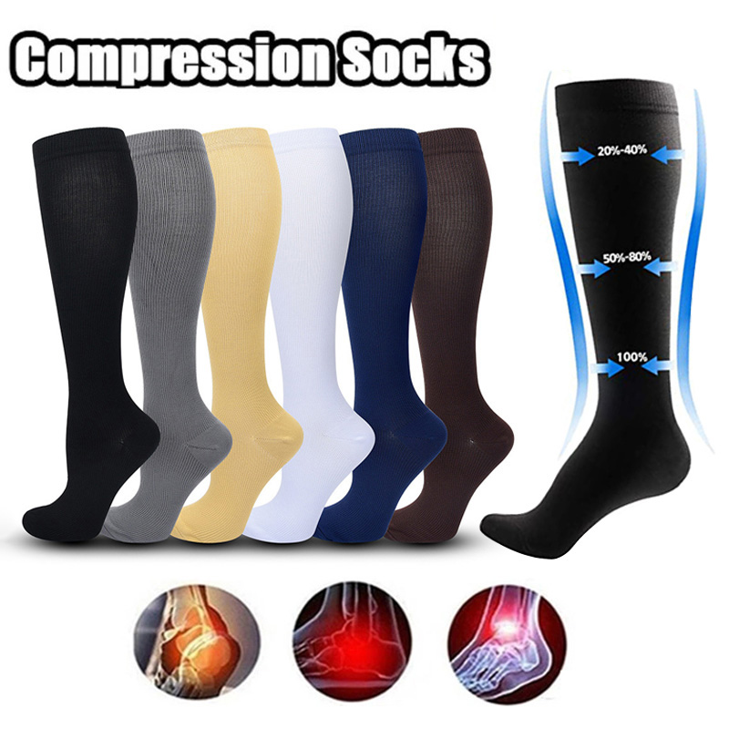 Compression Calf Sleeve - 1 Par de Calcetines de Compresión