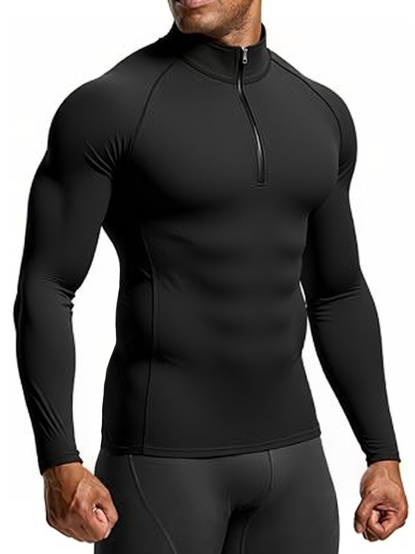 Running Gear Winter - Camiseta deportiva de culturismo para hombre,