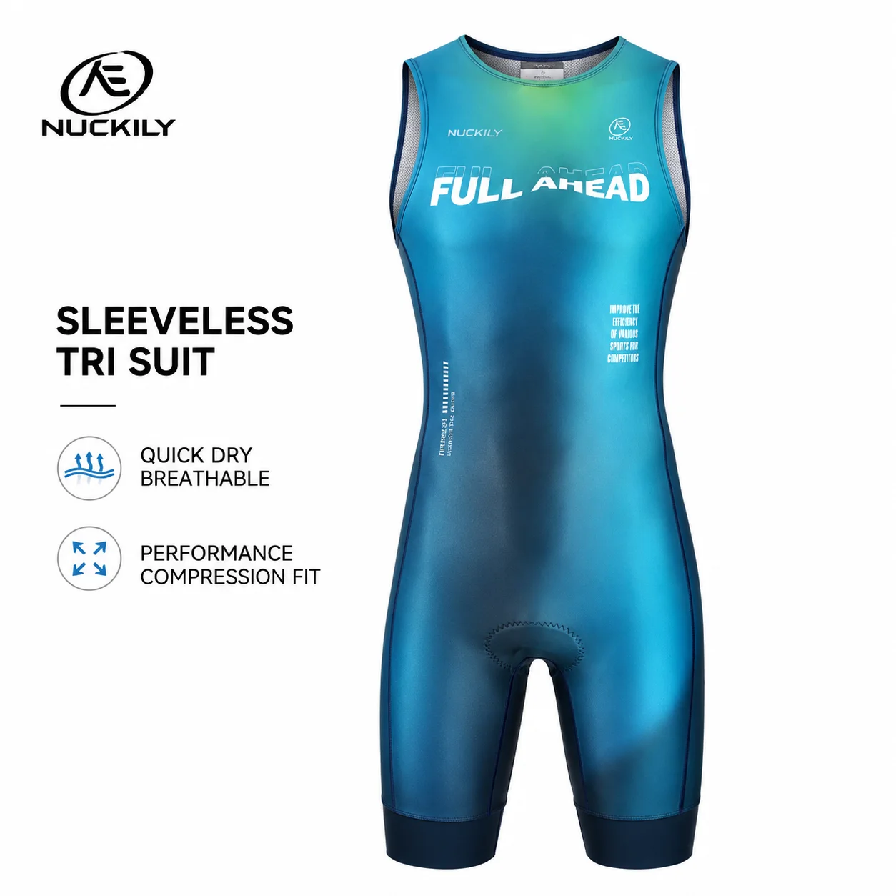 Traje de Triatlón NUCKILY sin  - Running Gear Long Sleeve reseña y precio