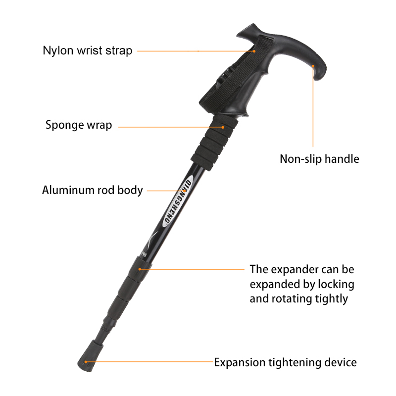 Palo de Trekking plegable para - Trekking Pole Carbon reseña y precio