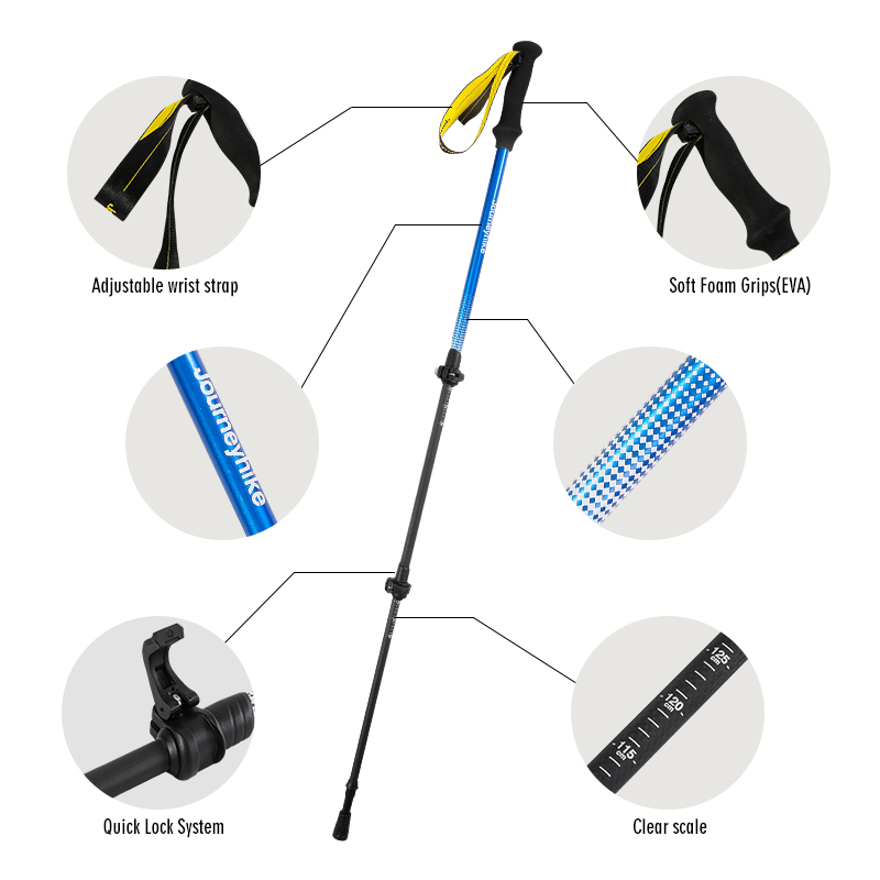 Bastón de Trekking de Fibra de - Trekking Pole Carbon reseña y precio