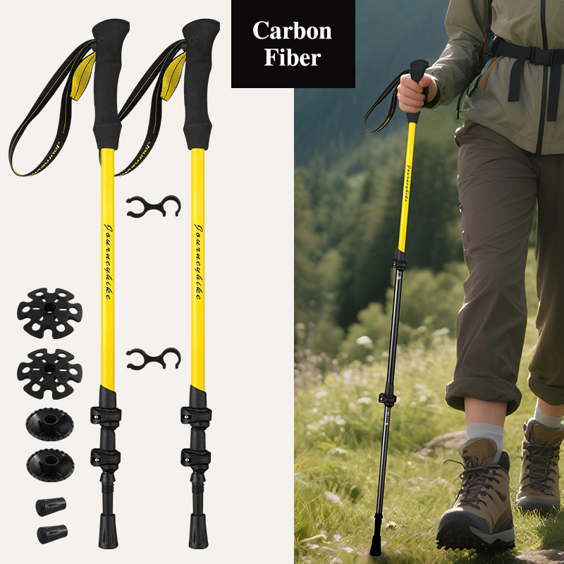 Bastón de Trekking de Fibra de - Trekking Pole Carbon reseña y precio
