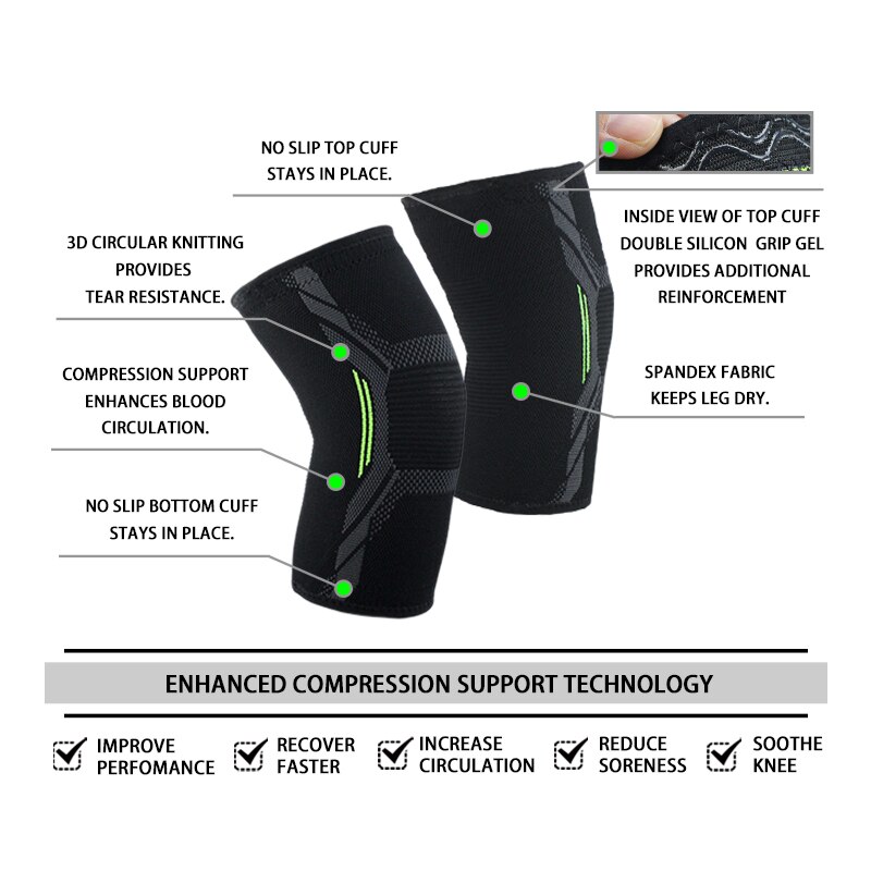 Almohadilla de rodilla única t - Running Gear In The Cold reseña y precio