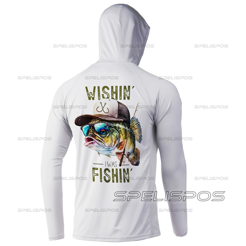 Capucha de pesca blanca de man - Running Gear Long Sleeve reseña y precio