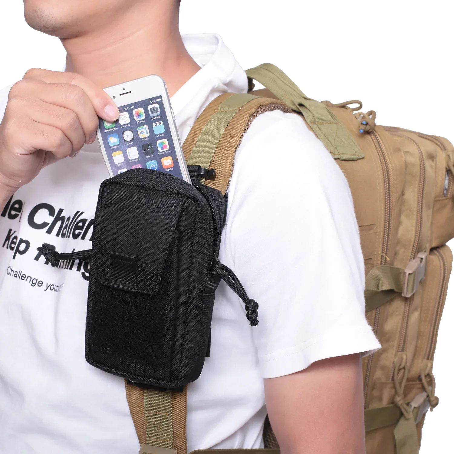 Soporte para teléfono con corr - Running Gear Backpack reseña y precio