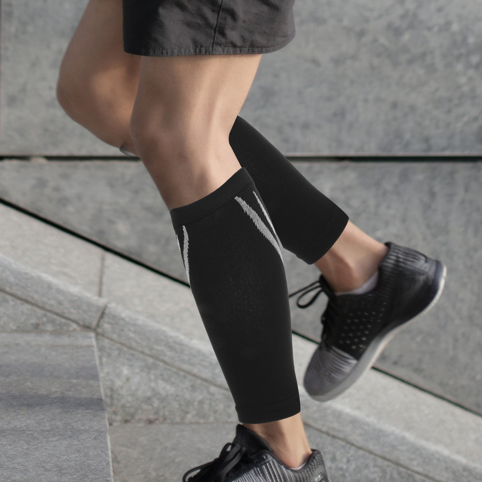 1 par de mangas de compresión  - Compression Calf Sleeve reseña y precio