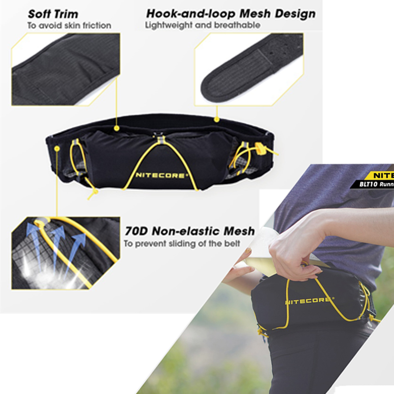 NITECORE BLT10 riñonera para c - Running Zwift reseña y precio