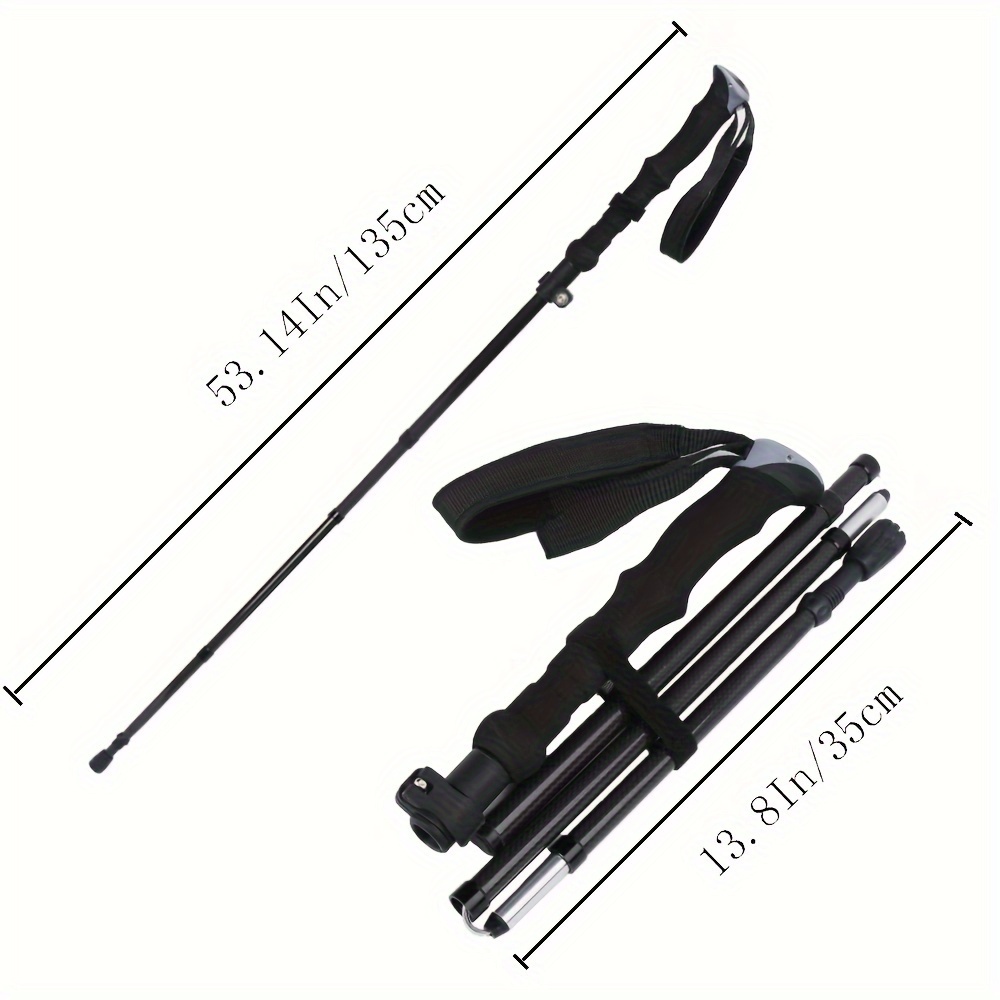 Paquete de 2 palos plegables l - Trekking Pole Carbon reseña y precio