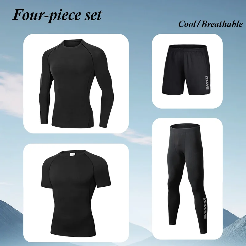 Conjunto Deportivo para Hombre - Running Gear Long Sleeve reseña y precio