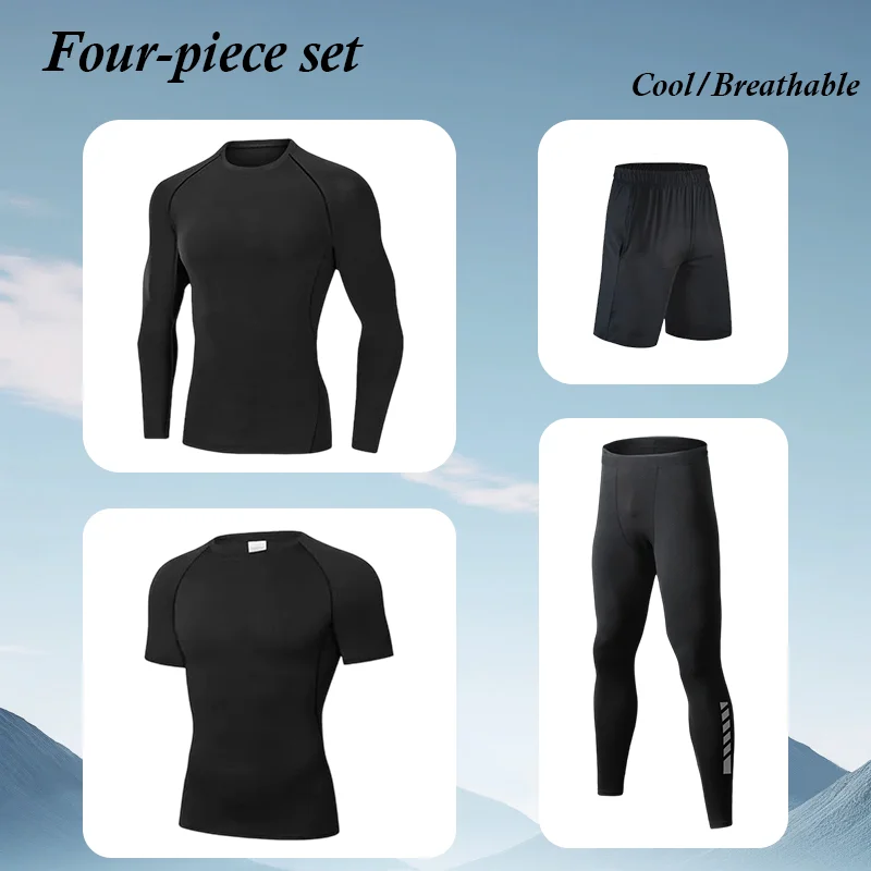 Conjunto Deportivo para Hombre - Running Gear Long Sleeve reseña y precio