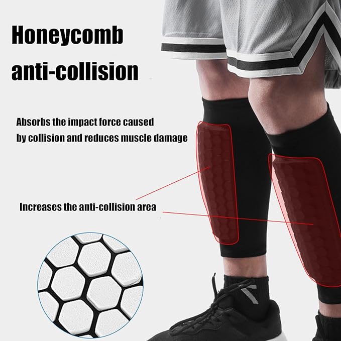 Espinilleras de fútbol, espini - Compression Calf Sleeve reseña y precio