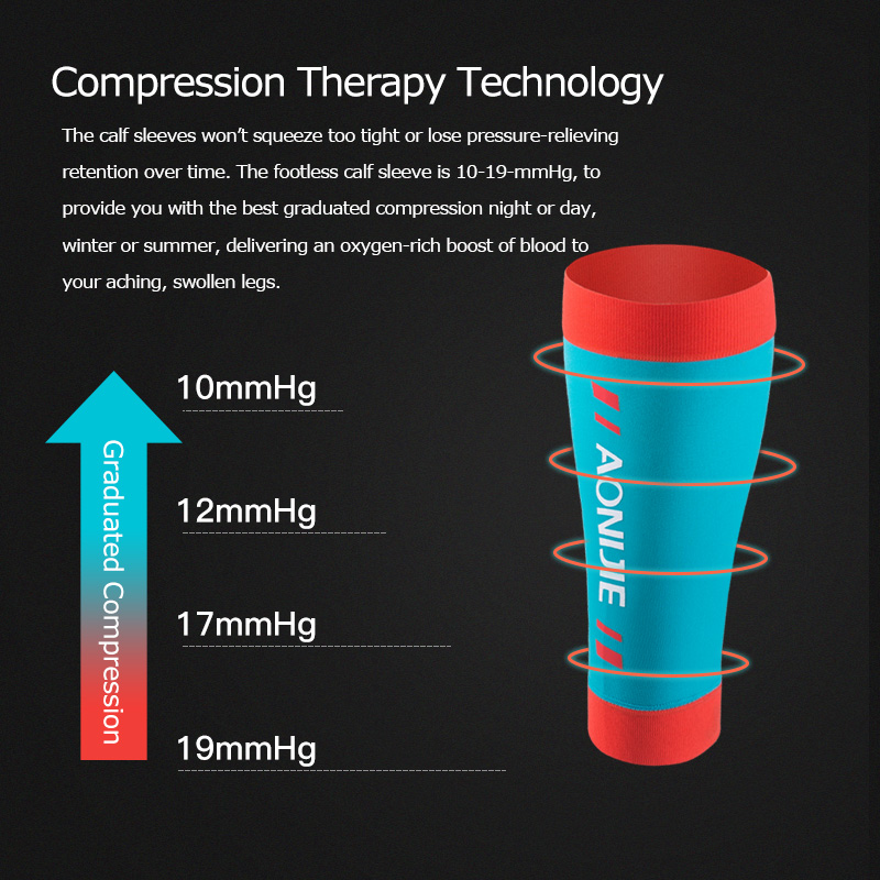 AONIJIE E4405 calcetines de co - Compression Calf Sleeve reseña y precio