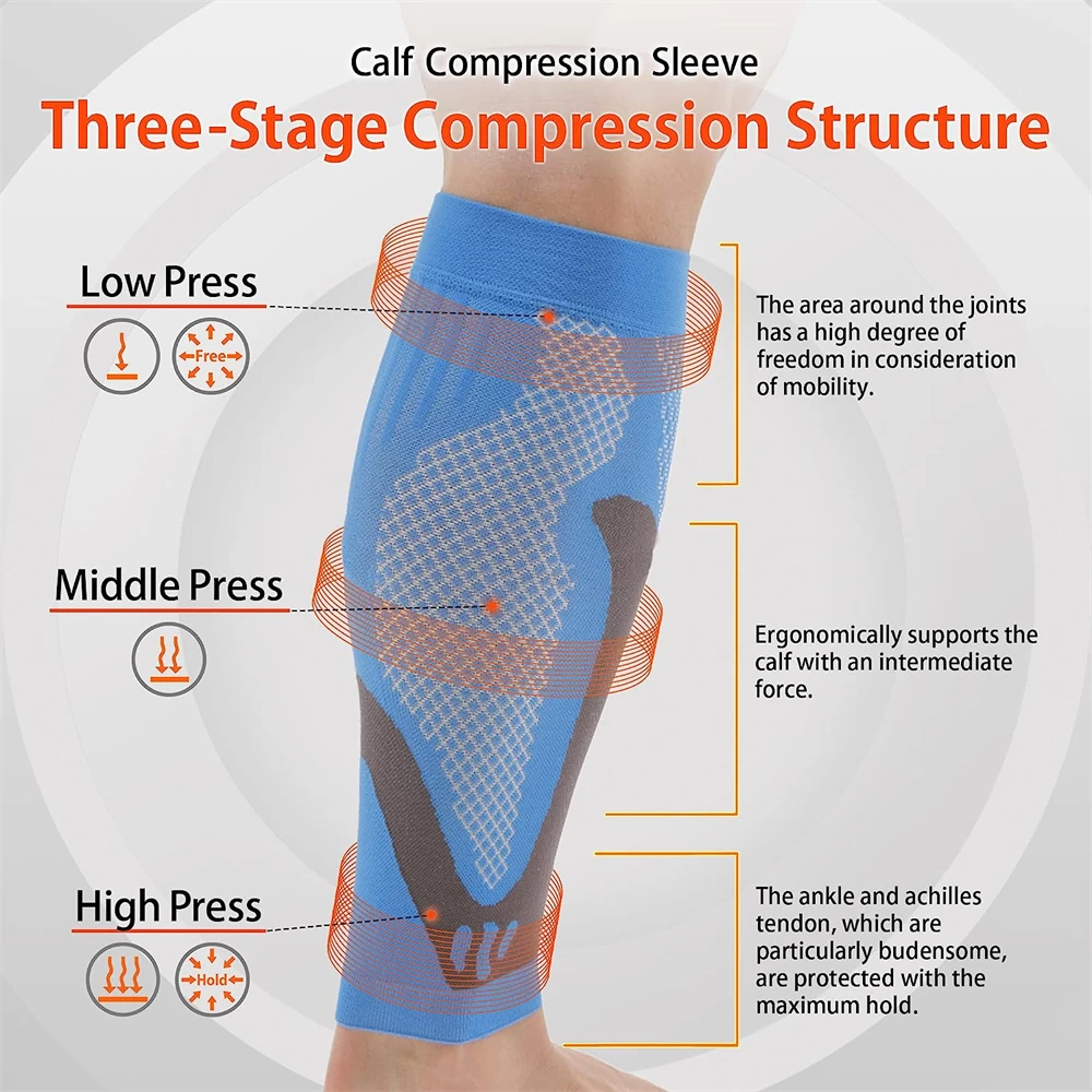 Mangas de compresión para pant - Compression Calf Sleeve reseña y precio