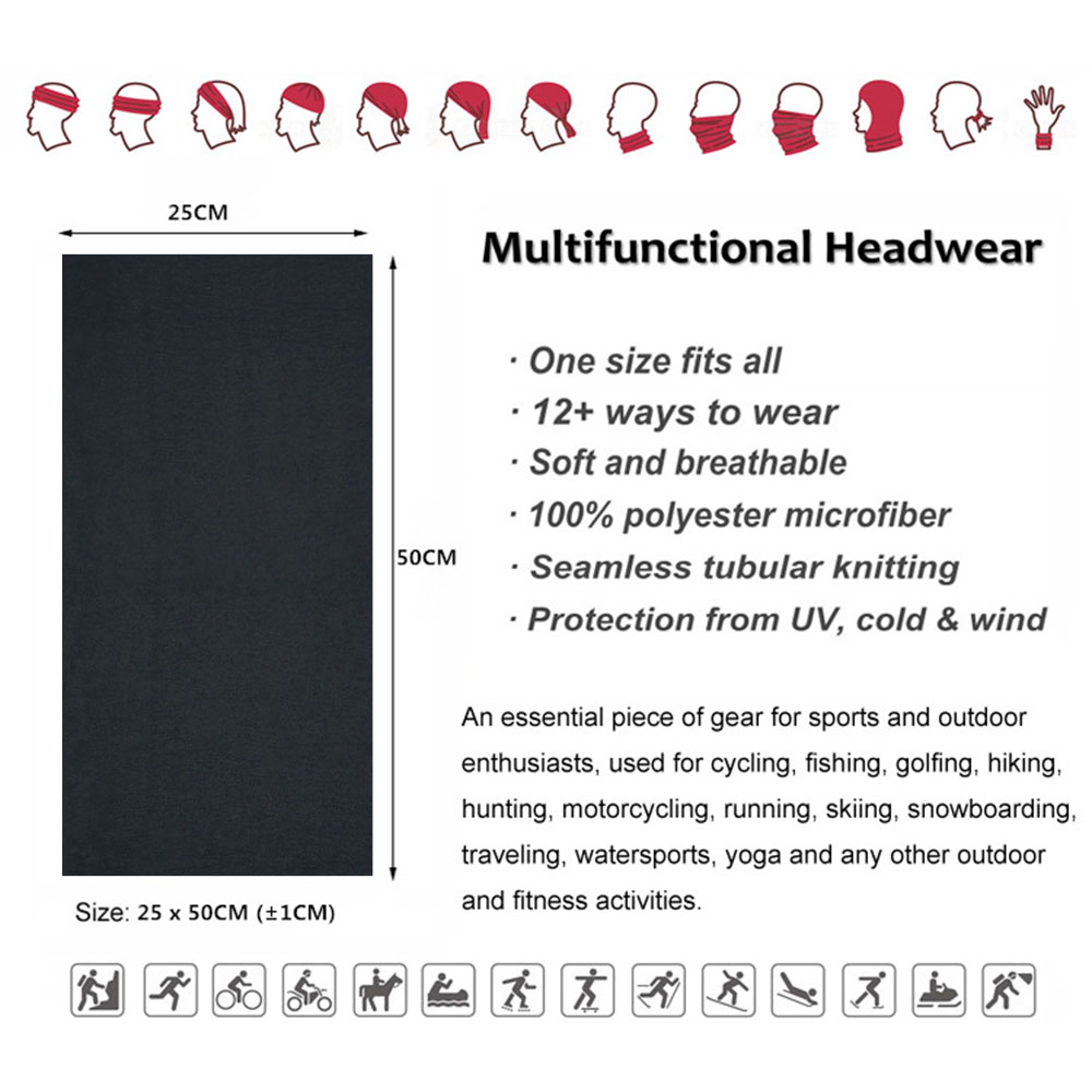 Pañuelo de tubo de Color oscur - Running Gear In The Dark reseña y precio