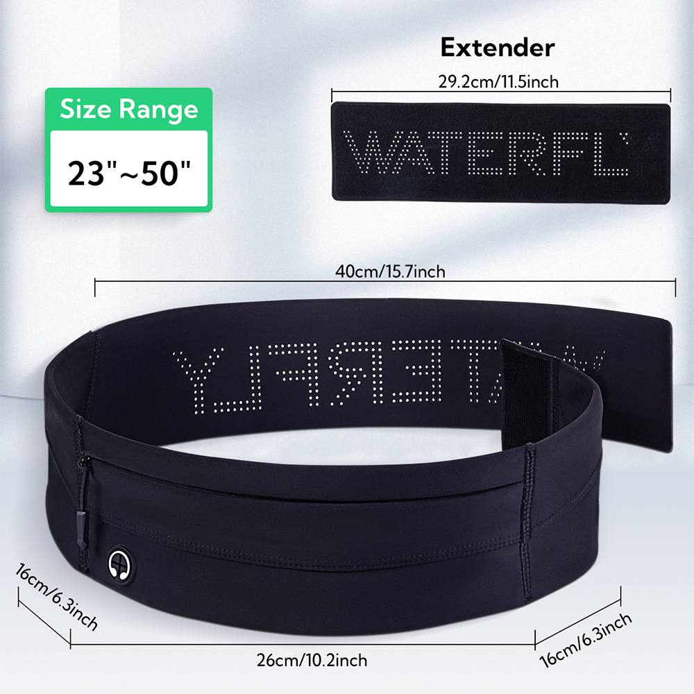 Riñonera para correr WATERFLY, - Running Zwift reseña y precio