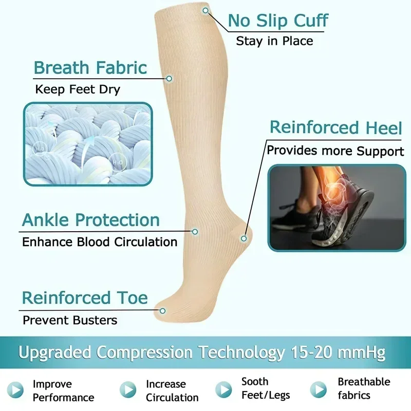 1 Par de Calcetines de Compres - Compression Calf Sleeve reseña y precio